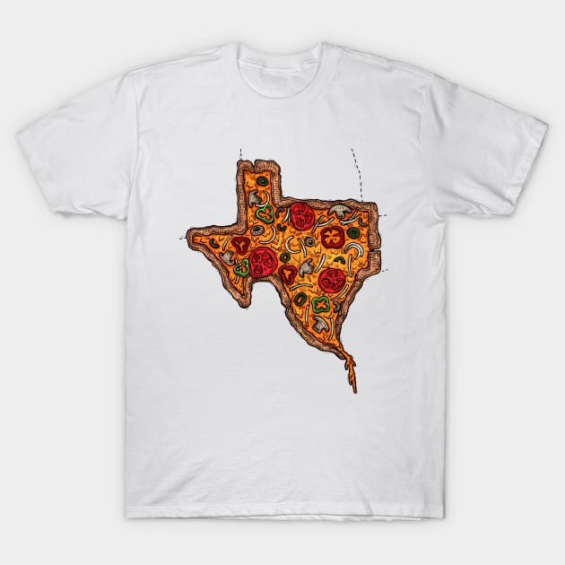 Texas Veggie Lovers T-Shirt by asleepstanding